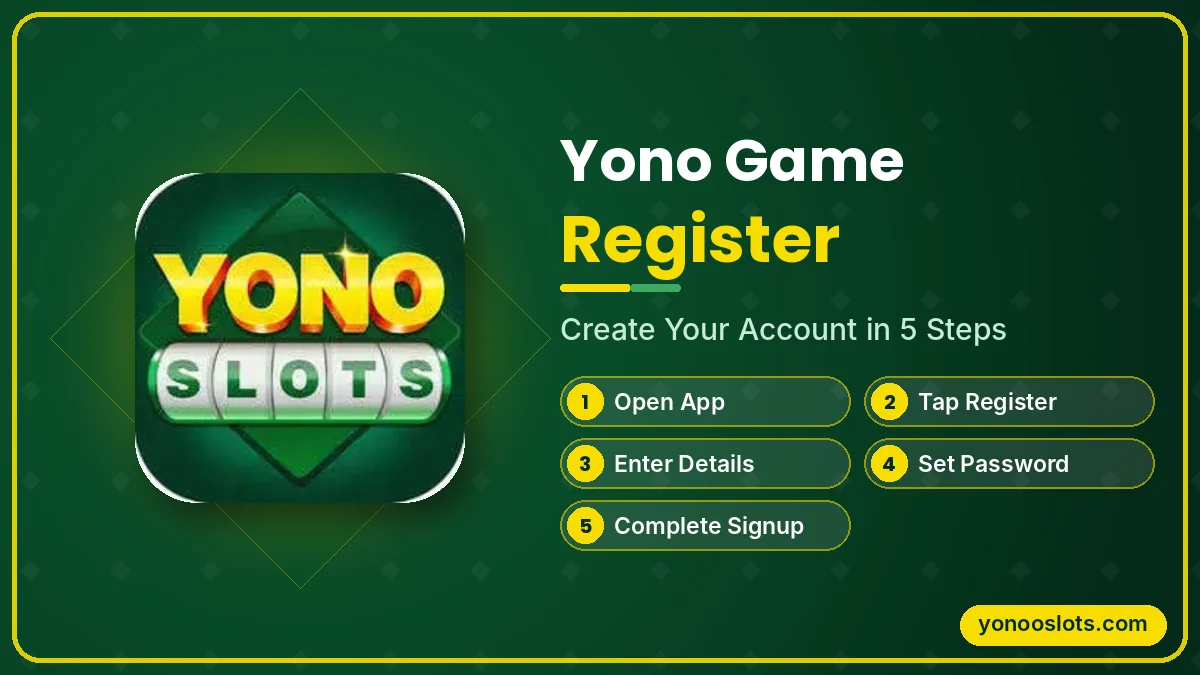 Yono Game Register - Create Your Account Easily Yono Game register - create your account in 5 steps